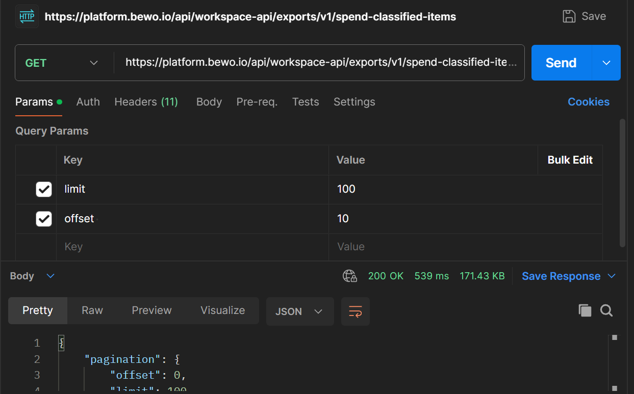 Export API Swagger 10
