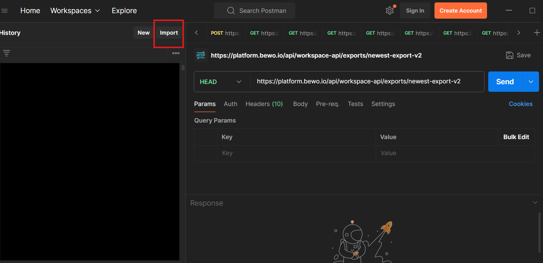 Export API Swagger 8