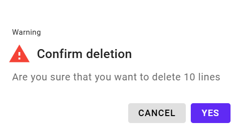 Confirm Deletion